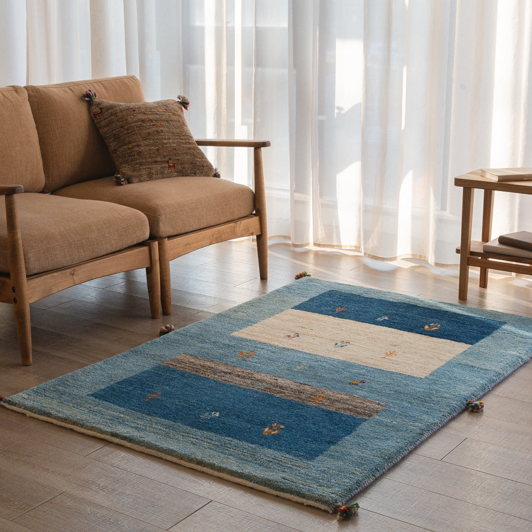 ギャッベ ペルシャ手織り絨毯 ラグ 100×150cm – Persiadirect