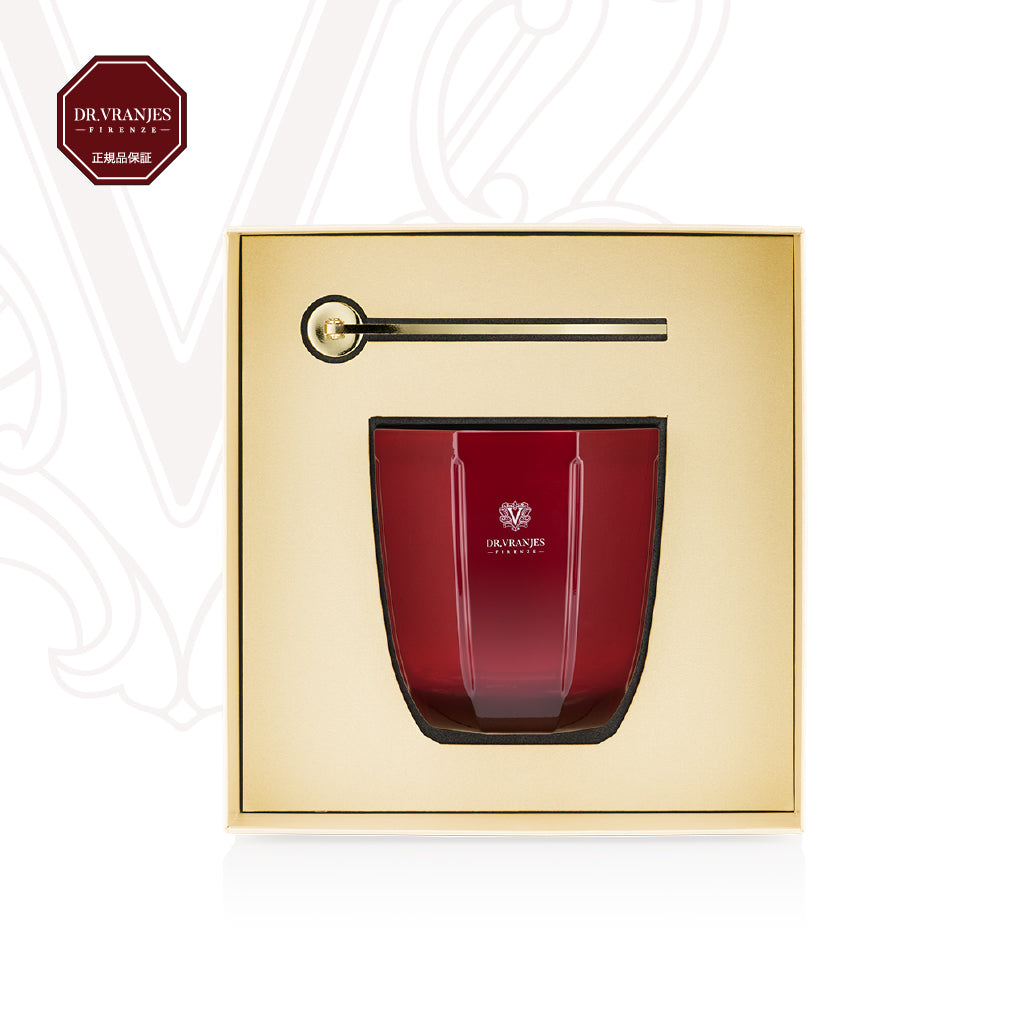 ROSSO NOBILE GIFT BOX set Candela【500g キャンドル + スナッファー