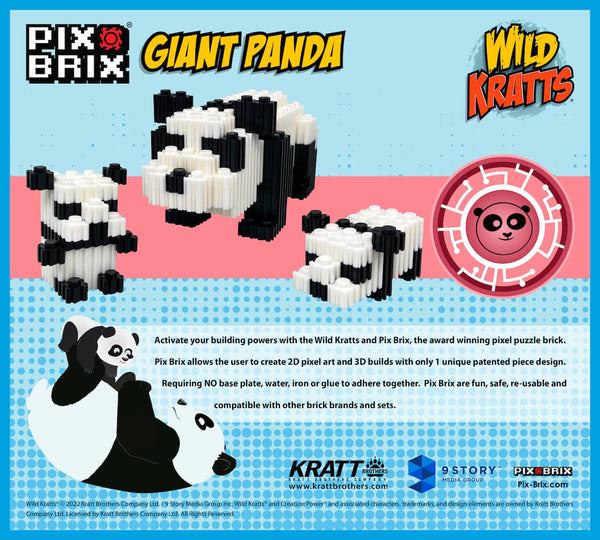 Giant Panda Building Set Inspired by Wild Kratts