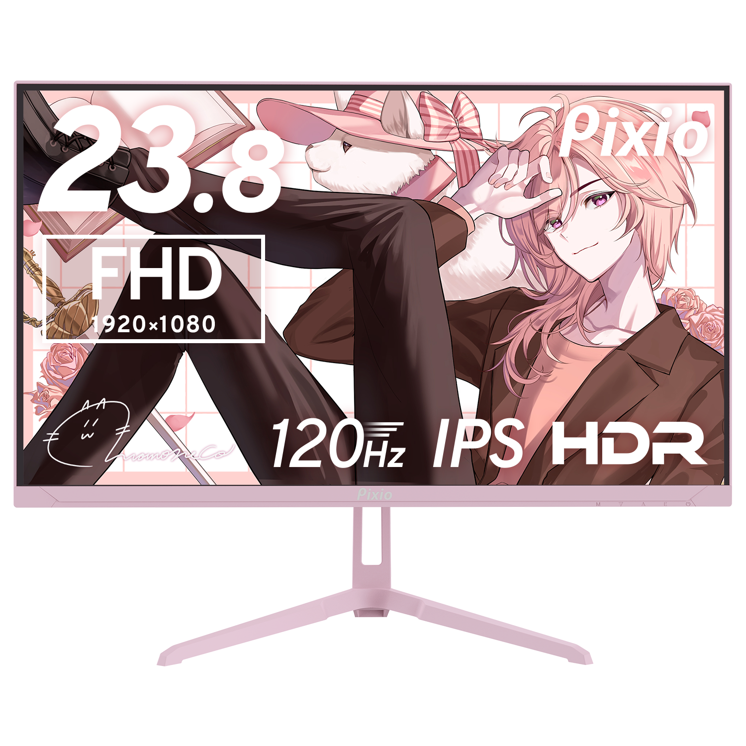 PX246WAVEK / パステルピンク | 23.8インチ 120Hz FHD IPSゲーミング