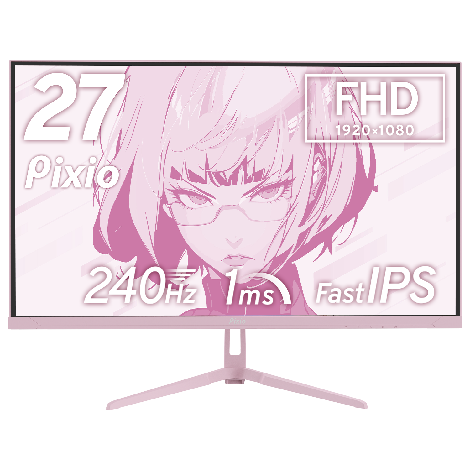 PX279WAVEK / パステルピンク | 27インチ 240Hz FHD FastIPS | Pixio