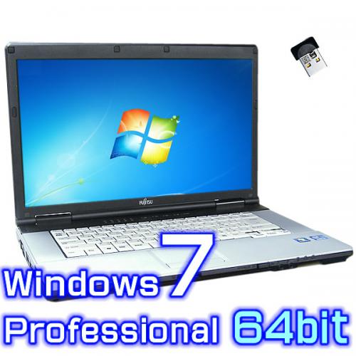 富士通 LIFEBOOK E741/D【Windows7 Pro 64bit・Core i7・8GB・SSD