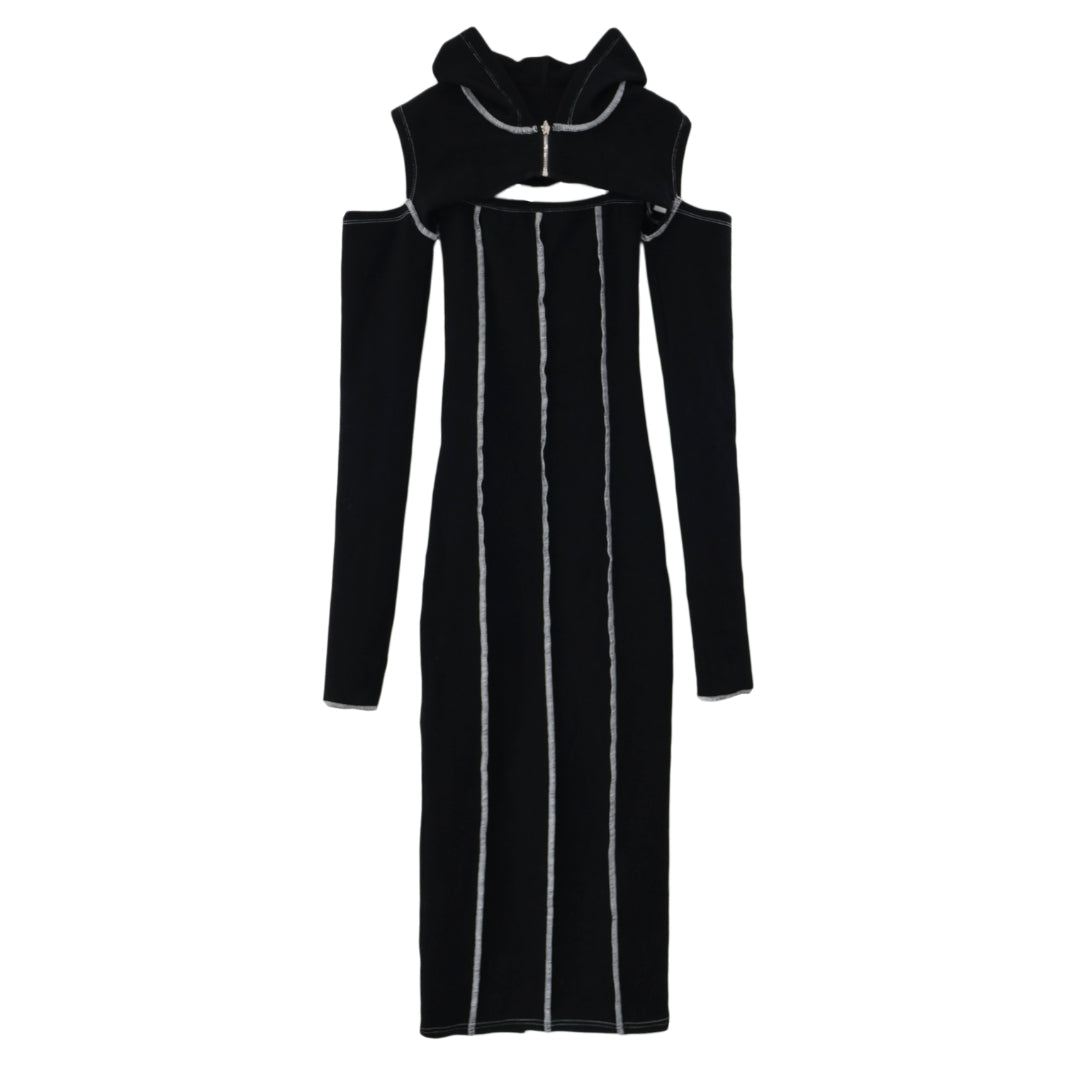 カットアウトフーディーワンピース – Randy