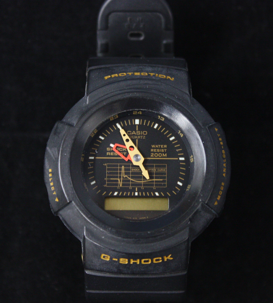 カシオ G-SHOCK AW-500G-1E アナログ グラフ