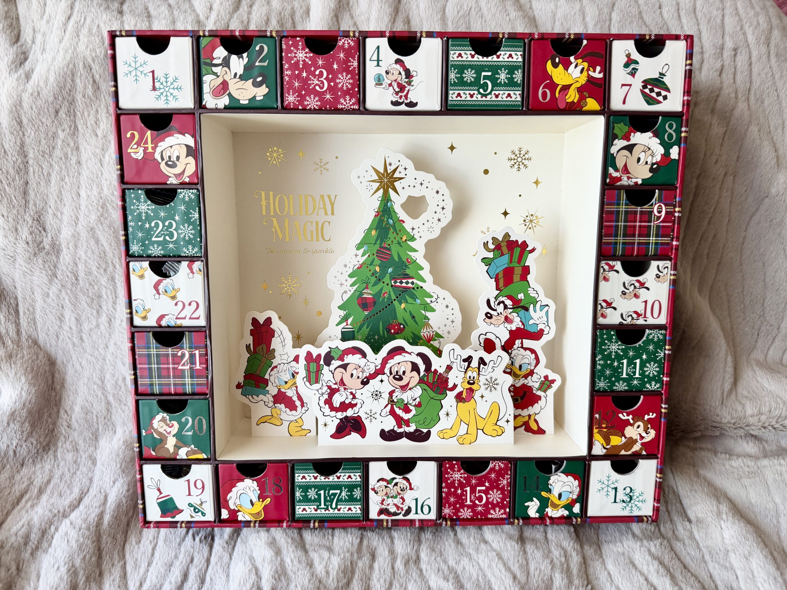 2025】ディズニーストアのアドベントカレンダー実物レビュー｜中身