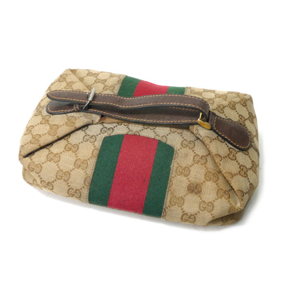 OLD Gucci 70sキャンバス バニティバッグ（茶） – Vintage Shop Rococo