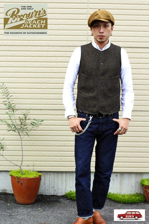 Browns BEACH JACKET」 by 「FULLCOUNT」 ビーチベスト入荷