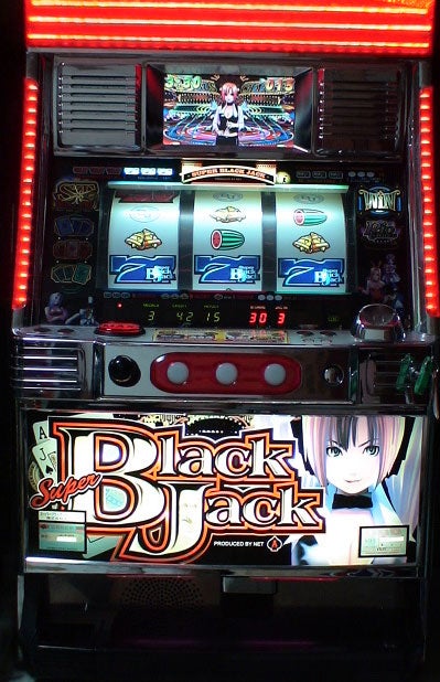 パチスロ実機 スーパーブラックジャック スマスロユニット付 パチスロ