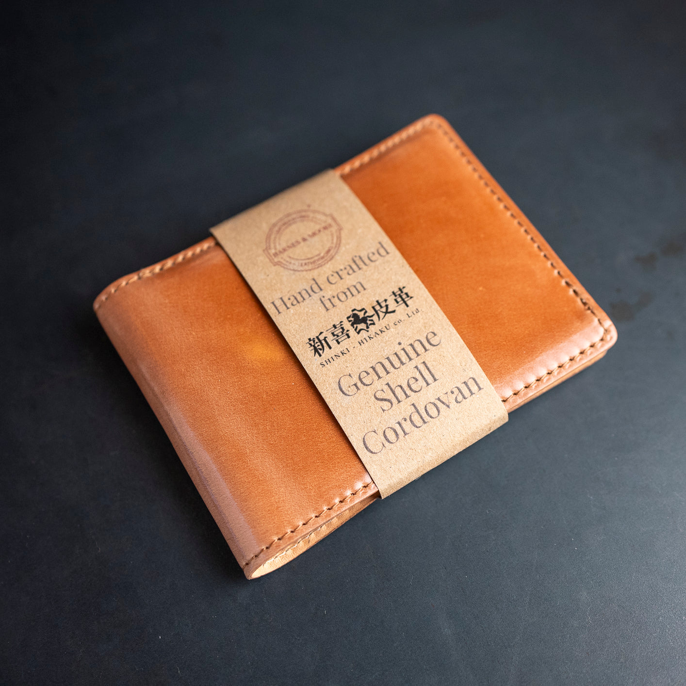 Barnes & Moore Longshore Coin Wallet – Shell Cordovan Natural
