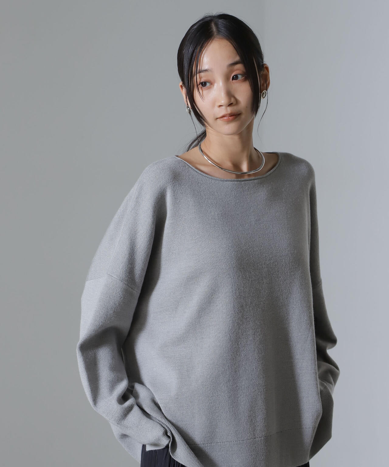 モチッと 毛玉抑制 ニット プルオーバー（セットアップ可）