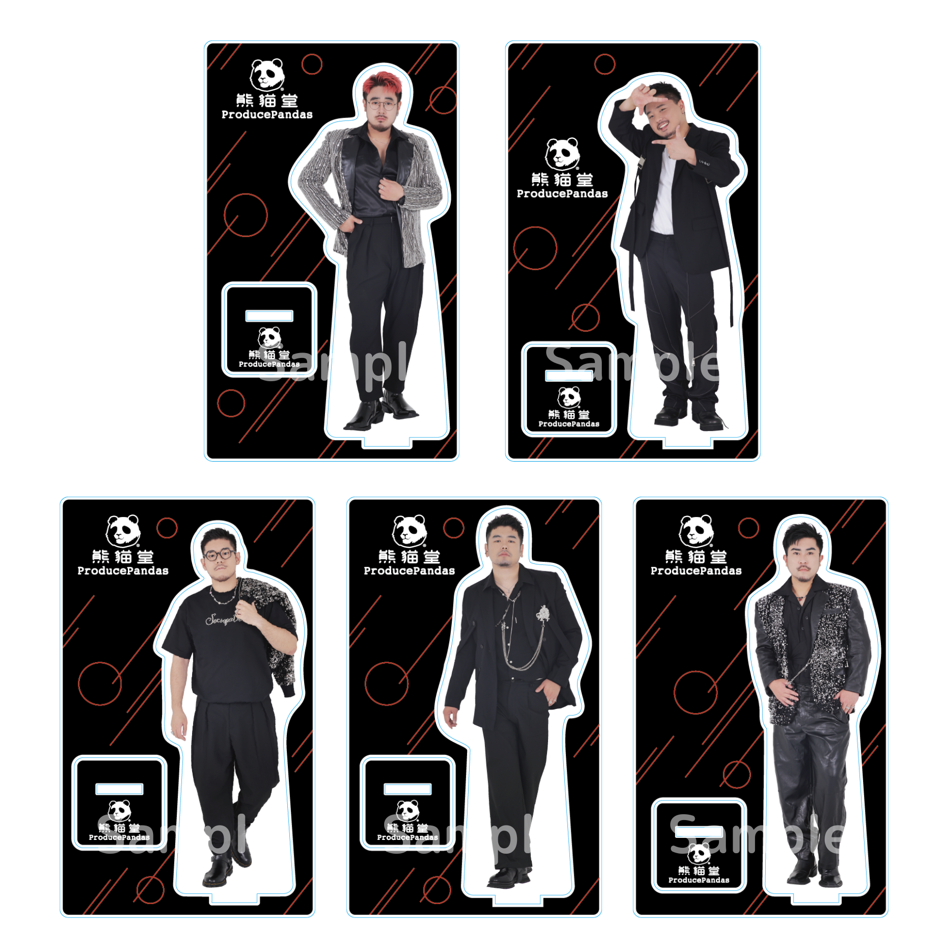 熊猫堂ProducePandas》ランダムアクリルスタンド【A】／Random Acrylic