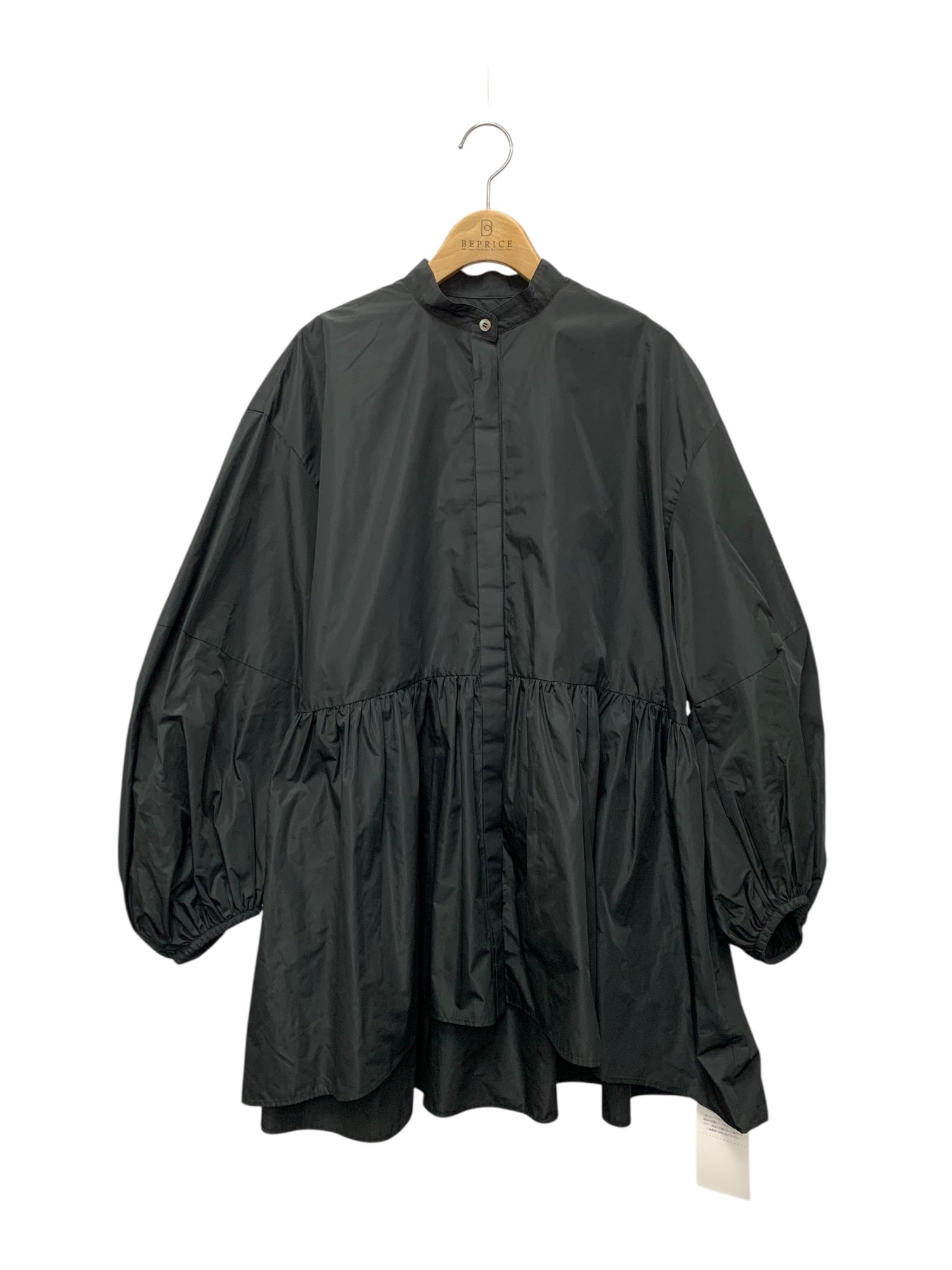 ルフィル 534-3110106 ブラウス F ブラック ライトタフタギャザー