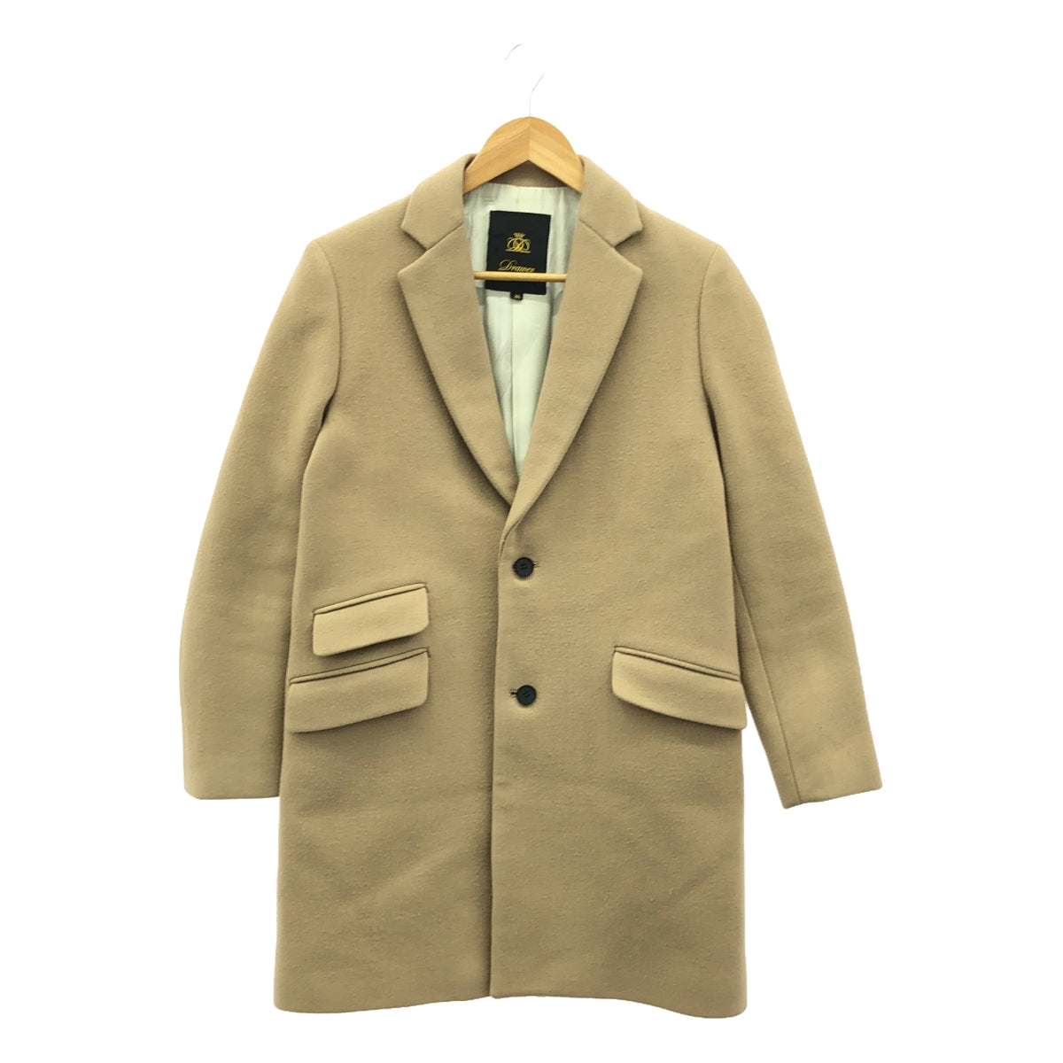 Drawer / ドゥロワー | ウール チェスターコート | 38 | ベージュ