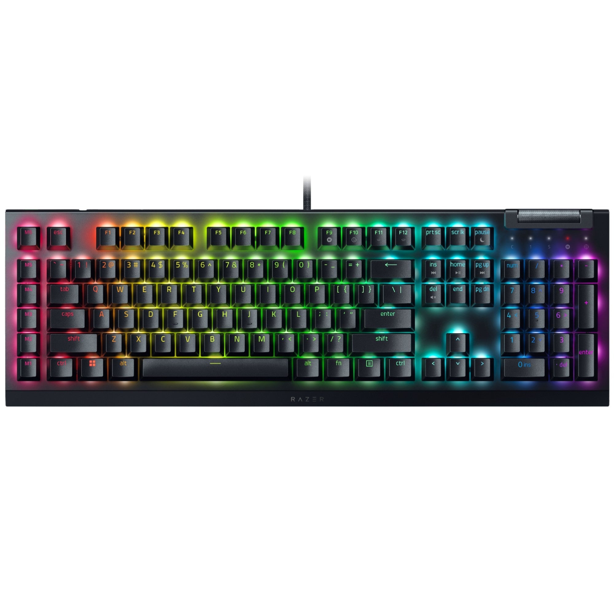 Razer BlackWidow V4 X Yellow Switch ブラックウィドウ ブイフォー