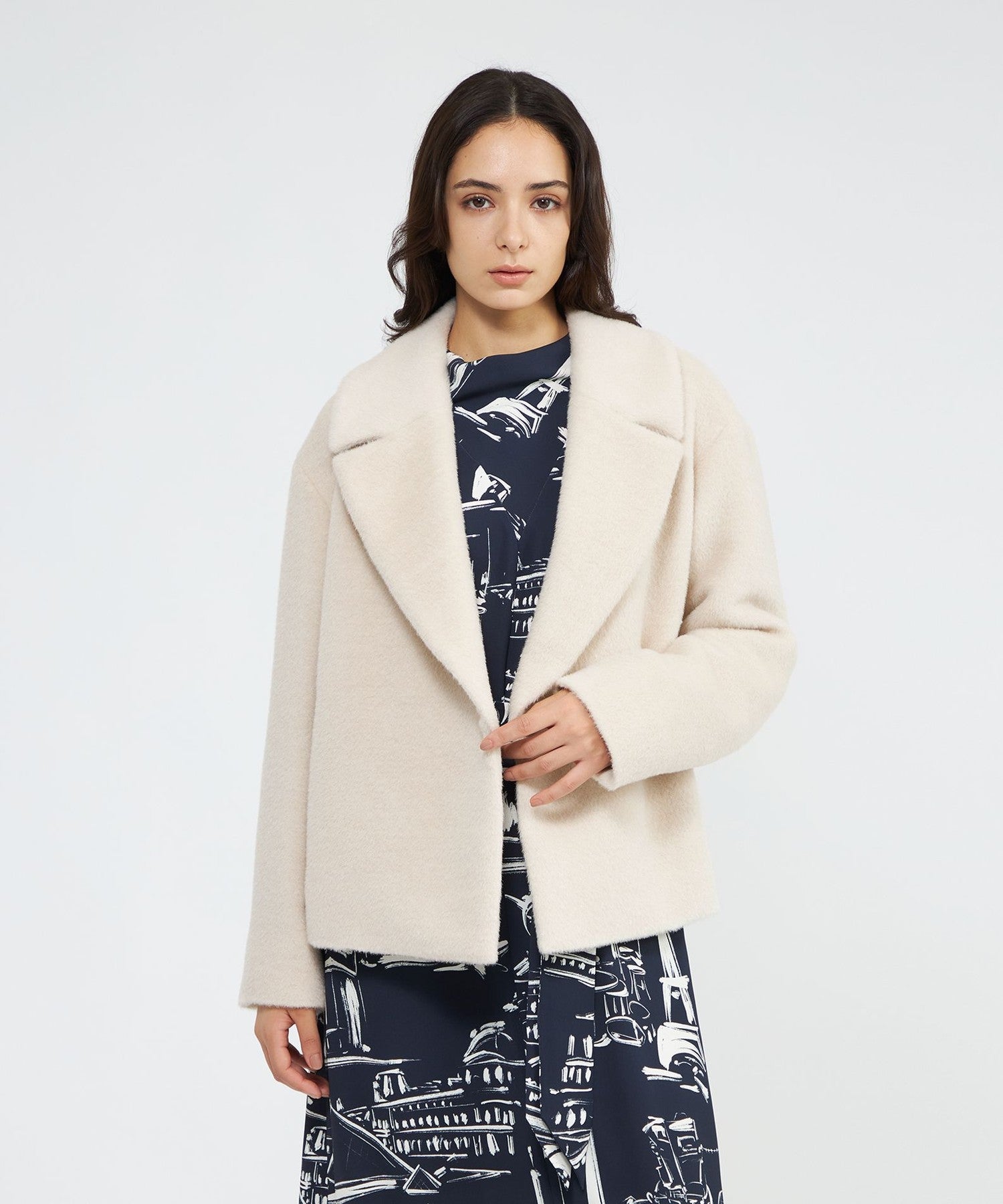 アルパカシャギー ショートコート(コート)｜EPOCA(エポカ)の