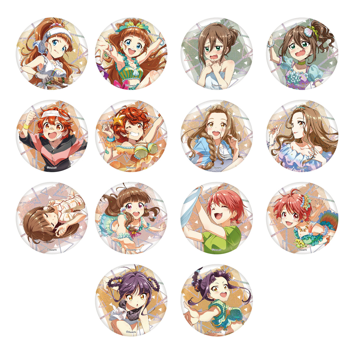 Tokyo 7th シスターズ ホログラム缶バッジ（七花少女） – Tokyo 7th