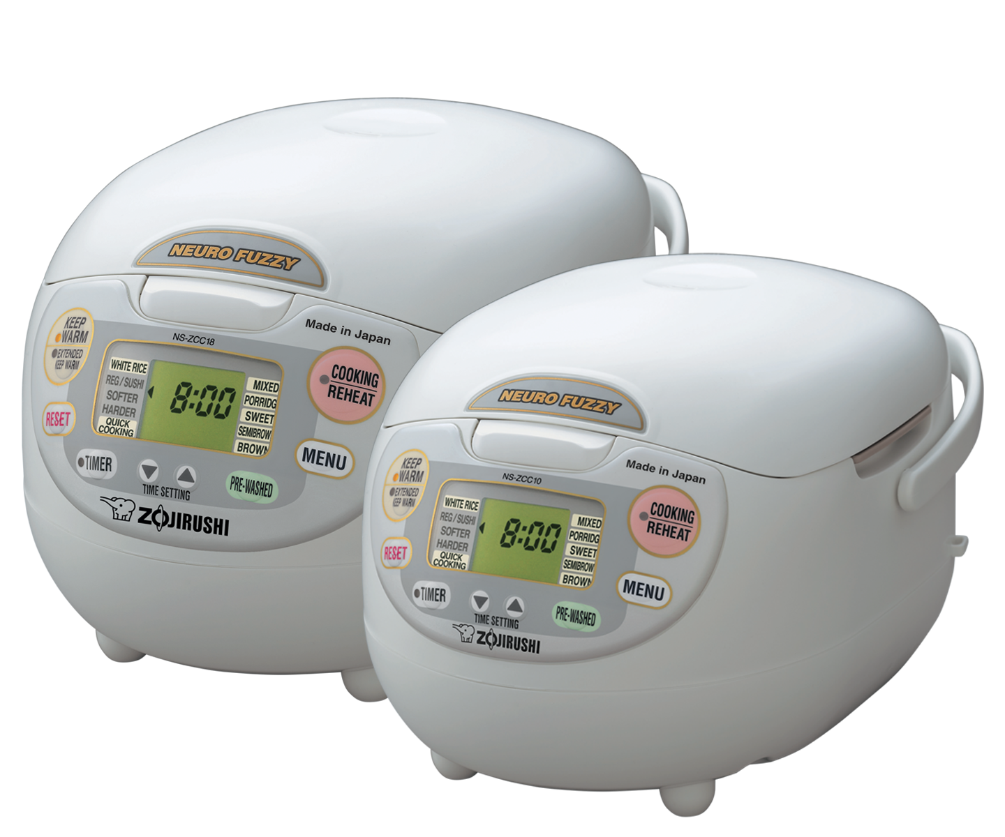 Neuro Fuzzy® Rice Cooker & Warmer NS-ZCC10/18 – Zojirushi Online Store