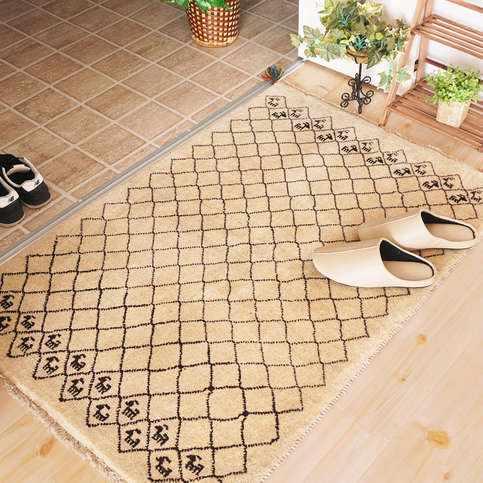 ギャッベ 玄関マットサイズ