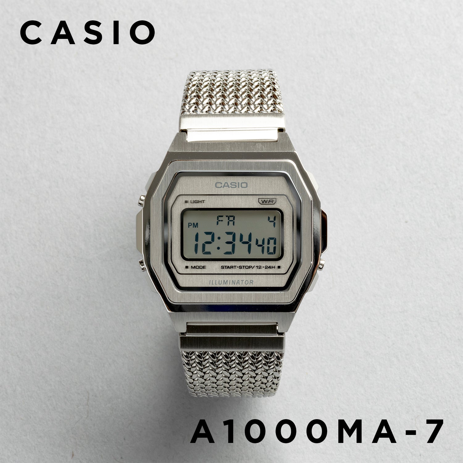 CASIO カシオ A1000MA-7 メンズ 腕時計 日常生活用防水 10年保証