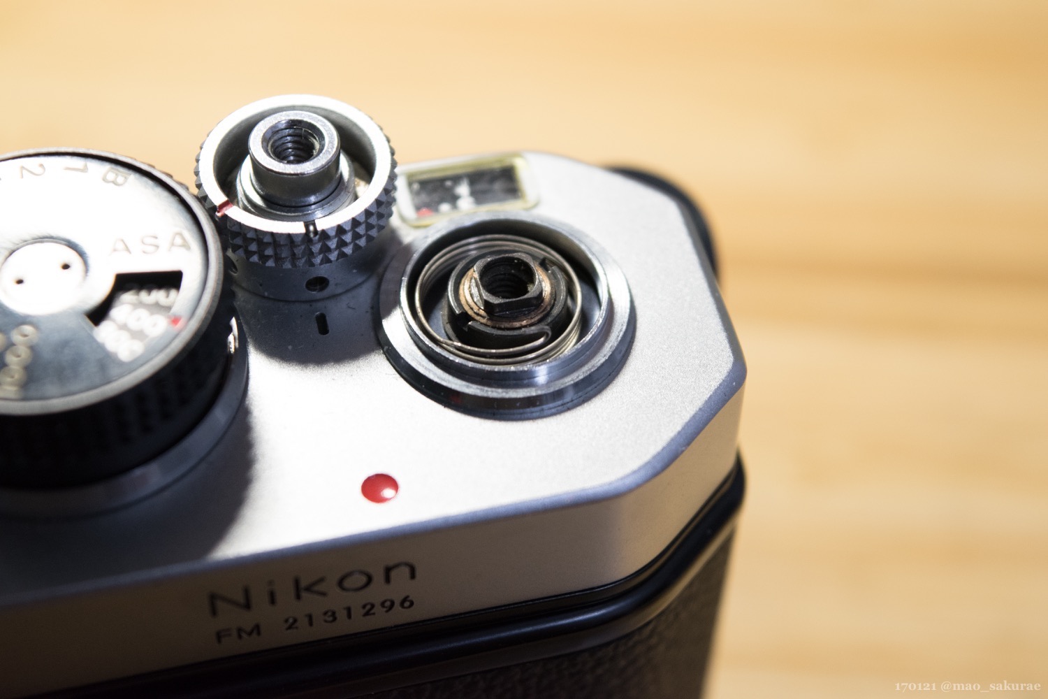 ニコンFM・モルトプレーン交換顛末記 – Sakurae.JP
