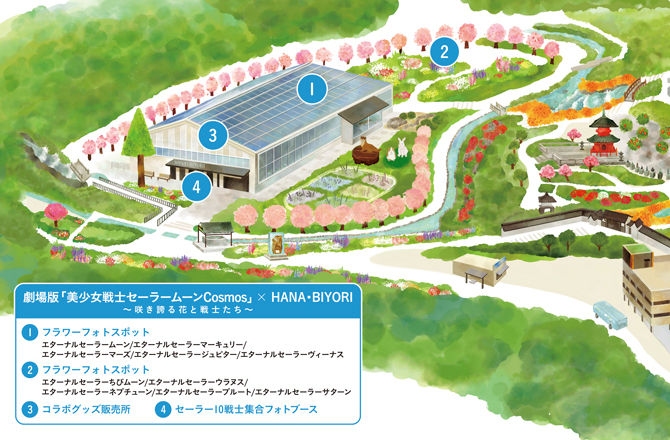 ◇美少女戦士セーラームーンcosmosHANA/BIYORI2個セット09278 ◇美