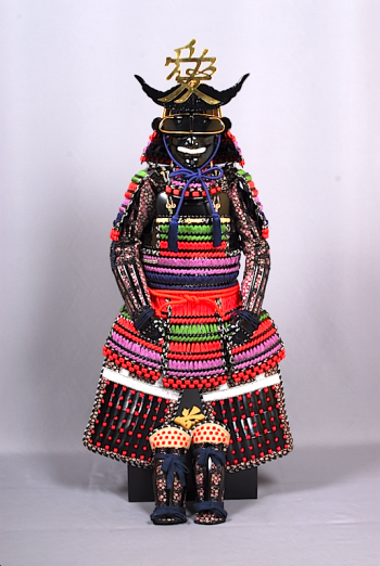 鎧兜甲冑 端午の節句鎧 五月人形】時代劇仕様 直江兼続 当世具足 稚児