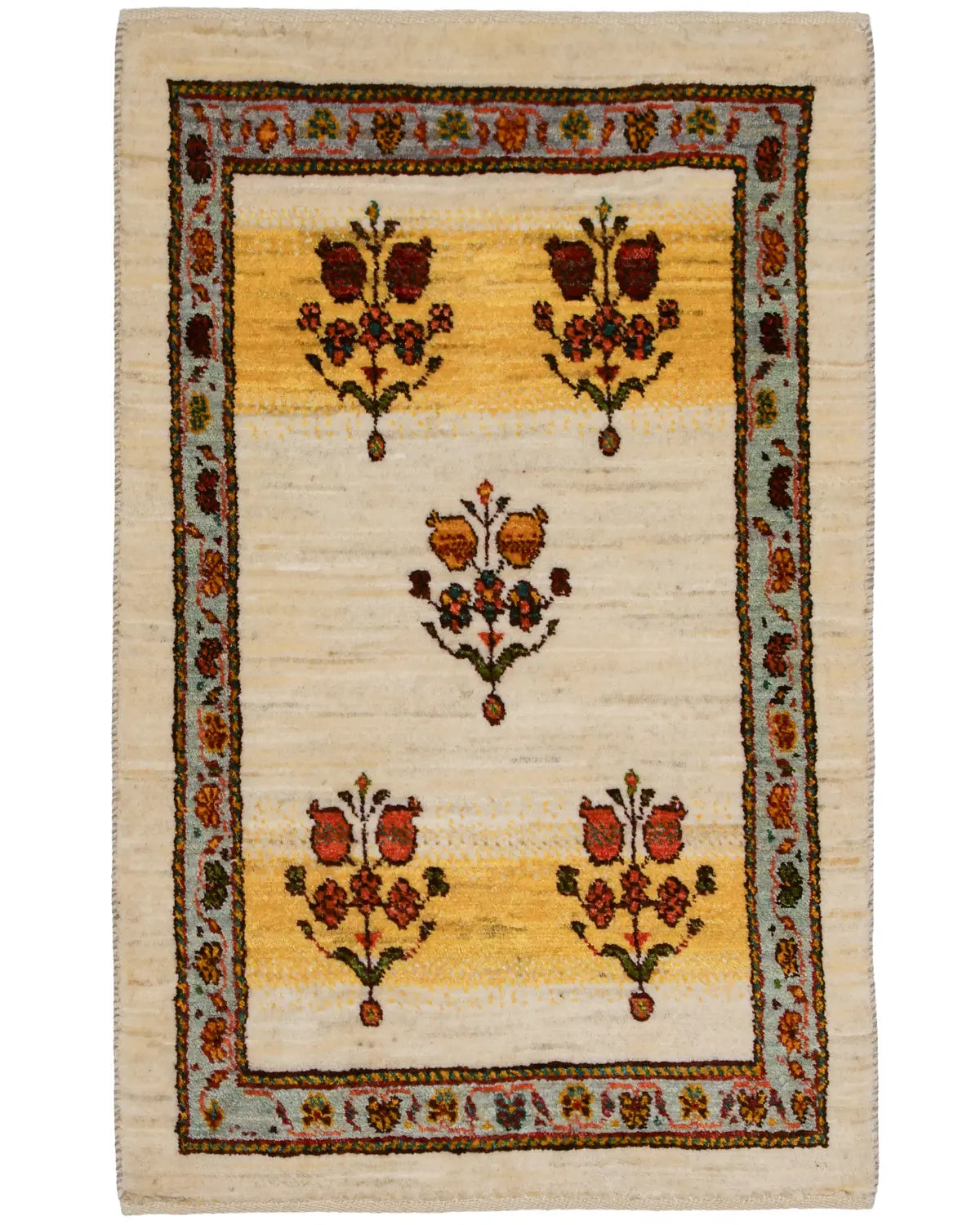 ペルシャギャッベ ファイン 約61cm x 96cm｜SATHI RUGS