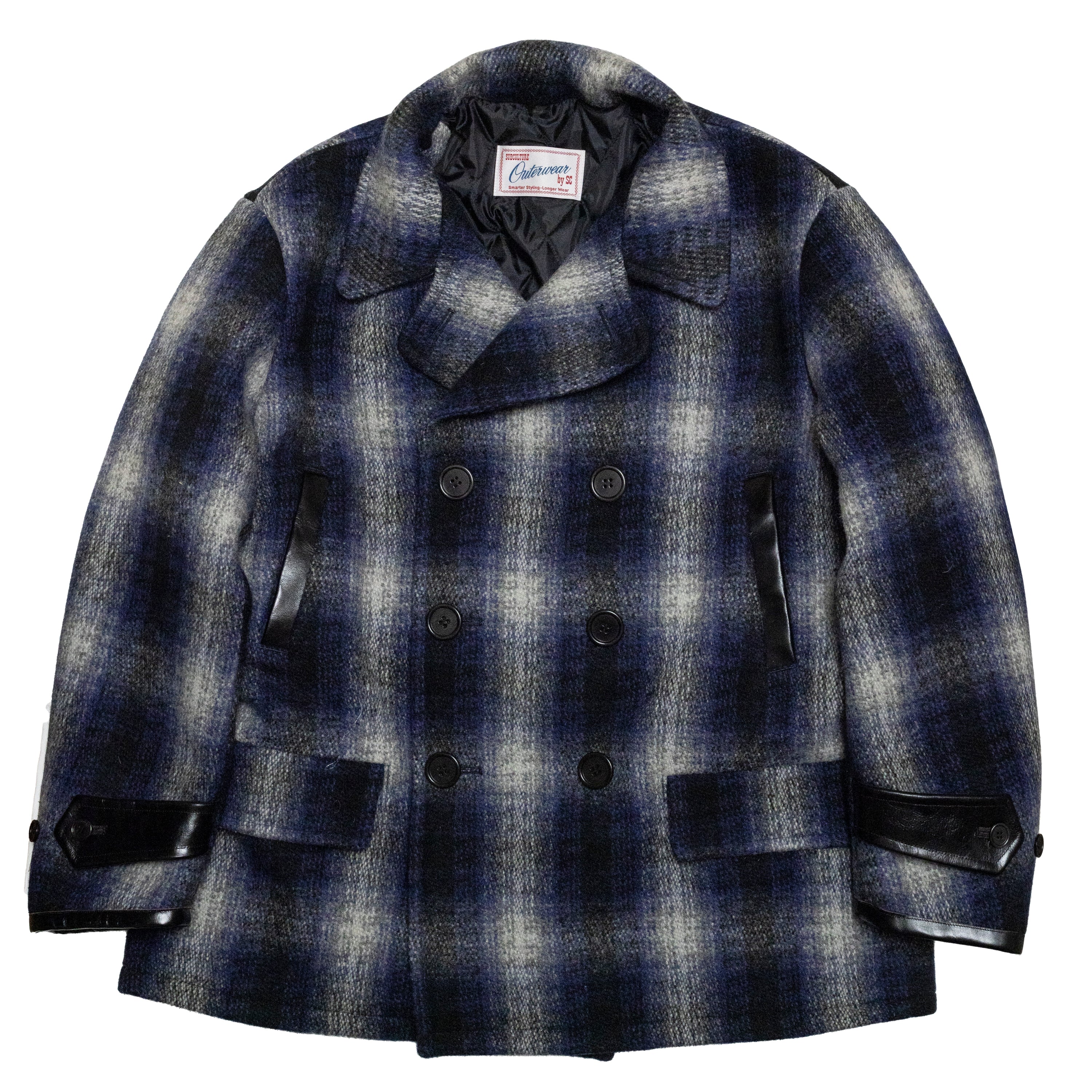OMBRECHECK P-COAT / NAVY – SC WEB STORE
