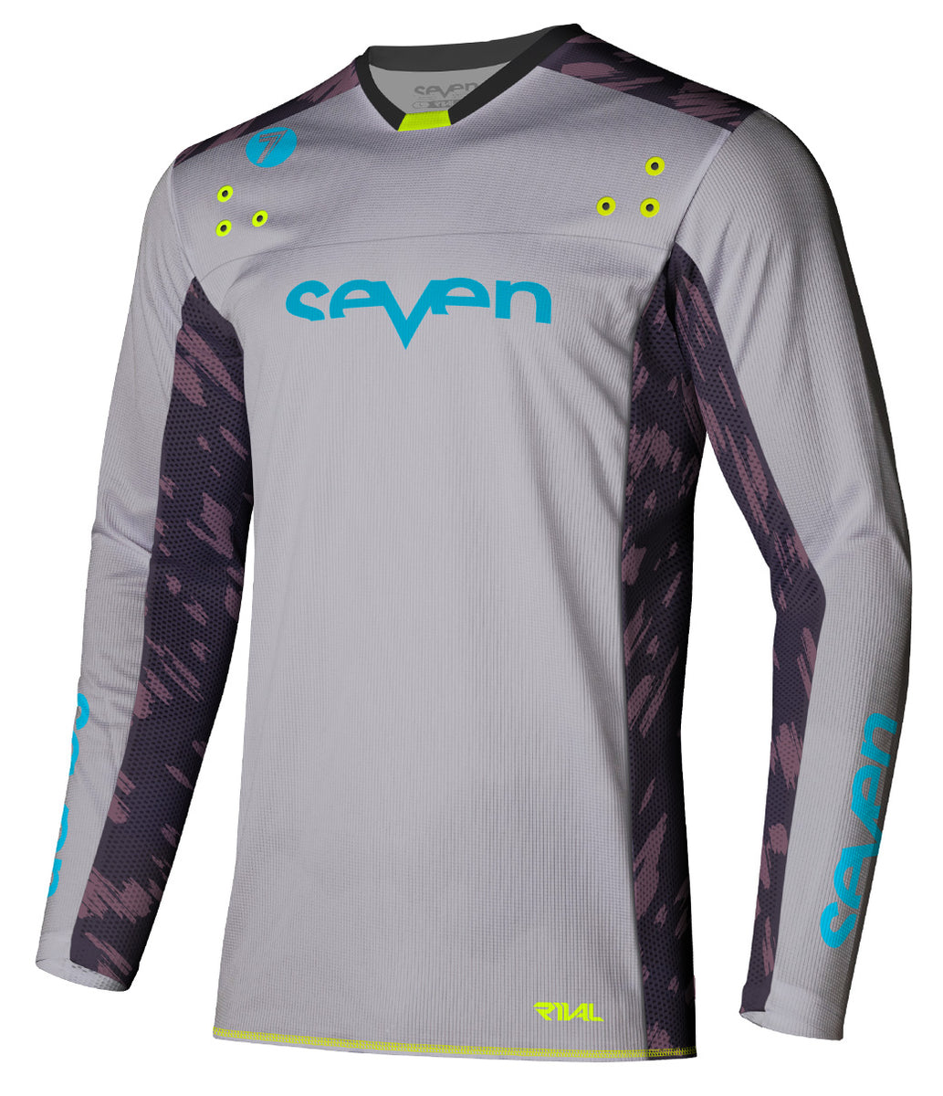 Rival Clash Jersey - Gray/B-Berry – Seven MX