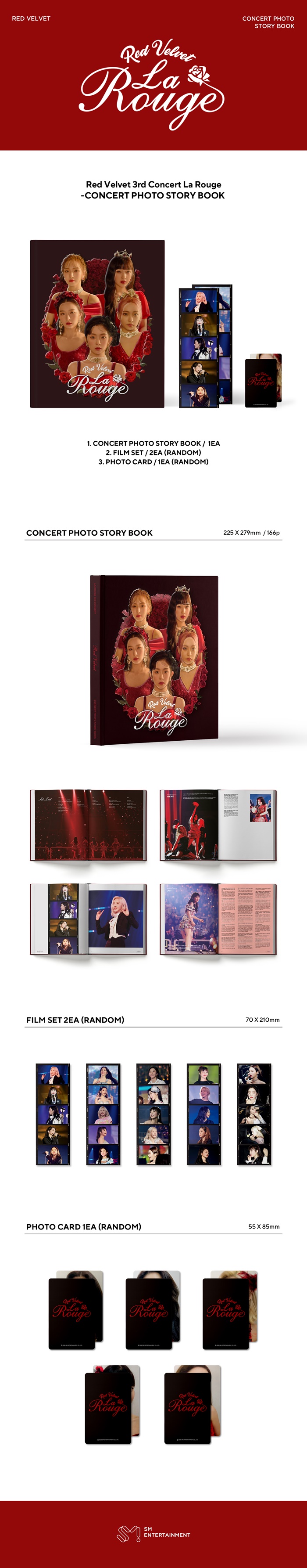 Red Velvet 3rd Concert [La Rouge] Photobook – Choice Music LA
