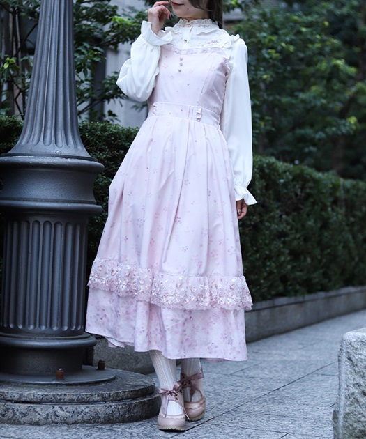 桜レース×桜柄キャミワンピース | axes femme online shop