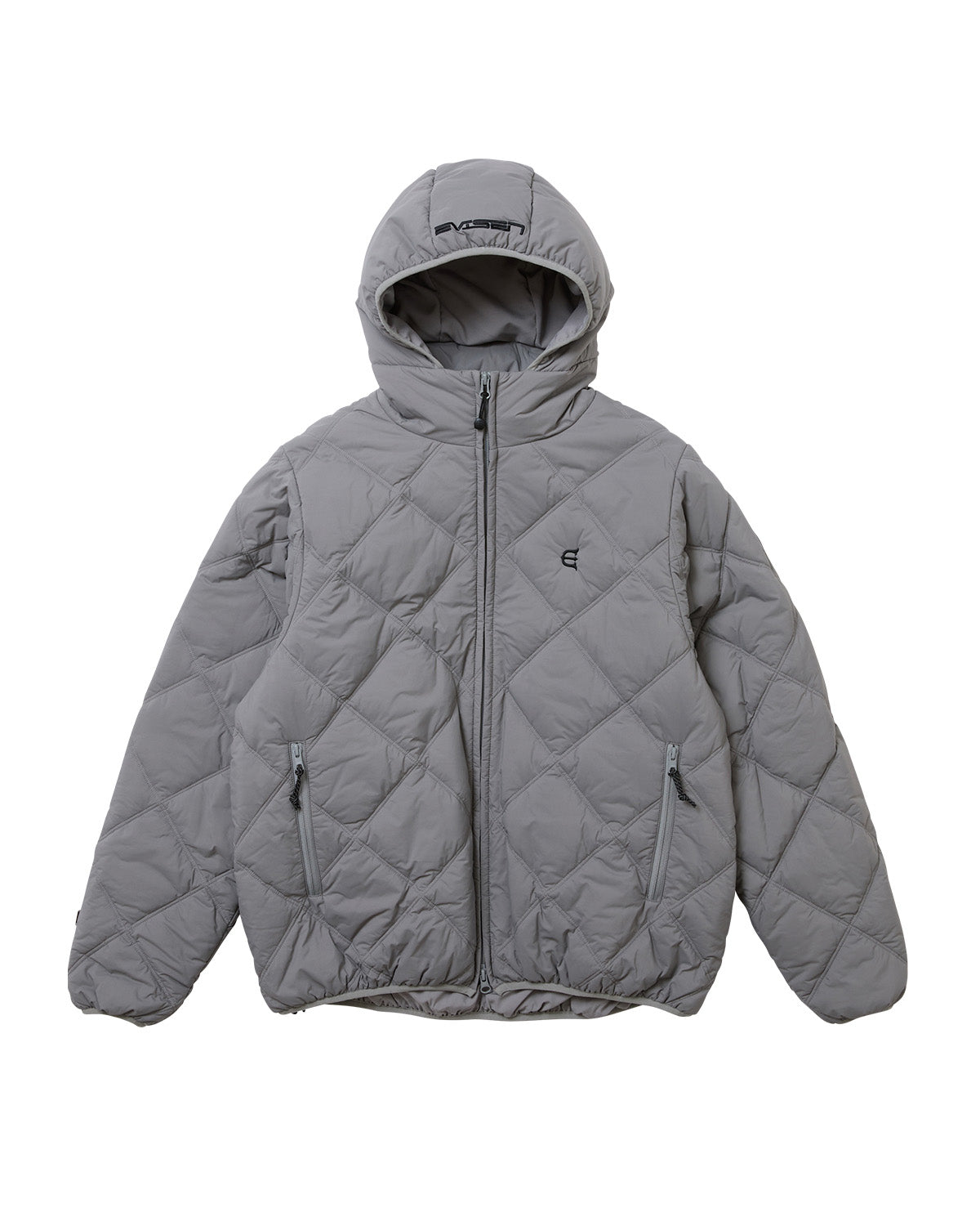 LIGHT QUILTED DOWN JACKET - GREY – Evisen Skateboards ゑ (エビセン