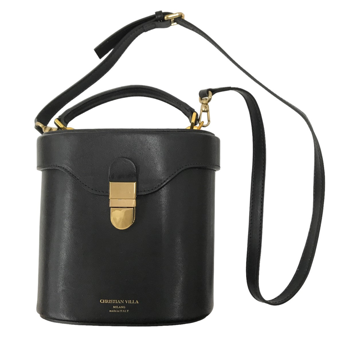 CHRISTIAN VILLA(クリスチャンヴィラ) 2WAYバニティバッグ ブラック