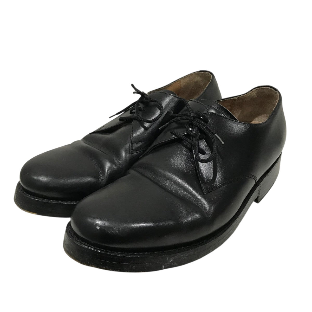 JUNYA WATANABE MAN×HEINRICH DINKELACKER レザーシューズ ブラック