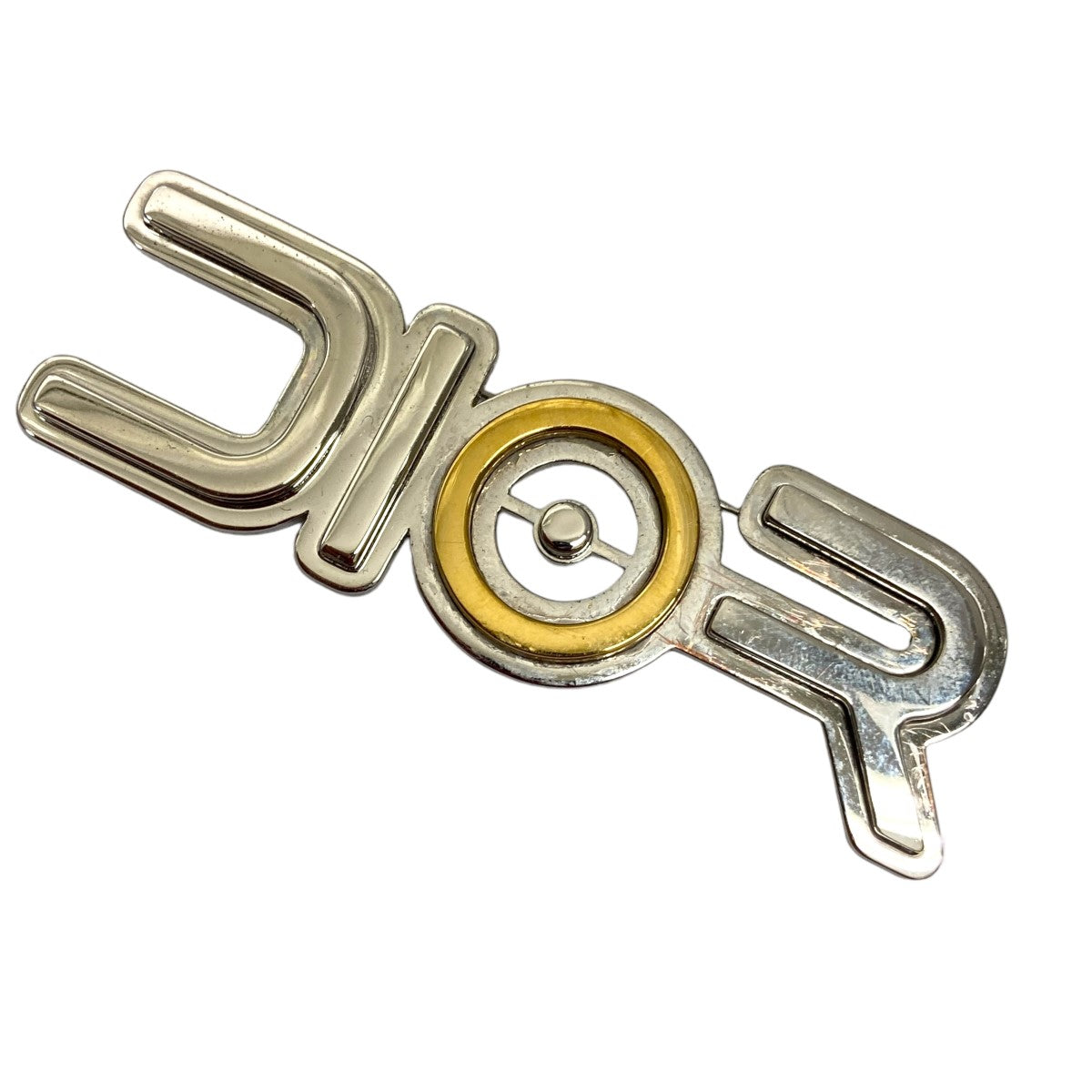 Christian Dior×空山基 ロゴブローチ シルバーxゴールド サイズ ONE