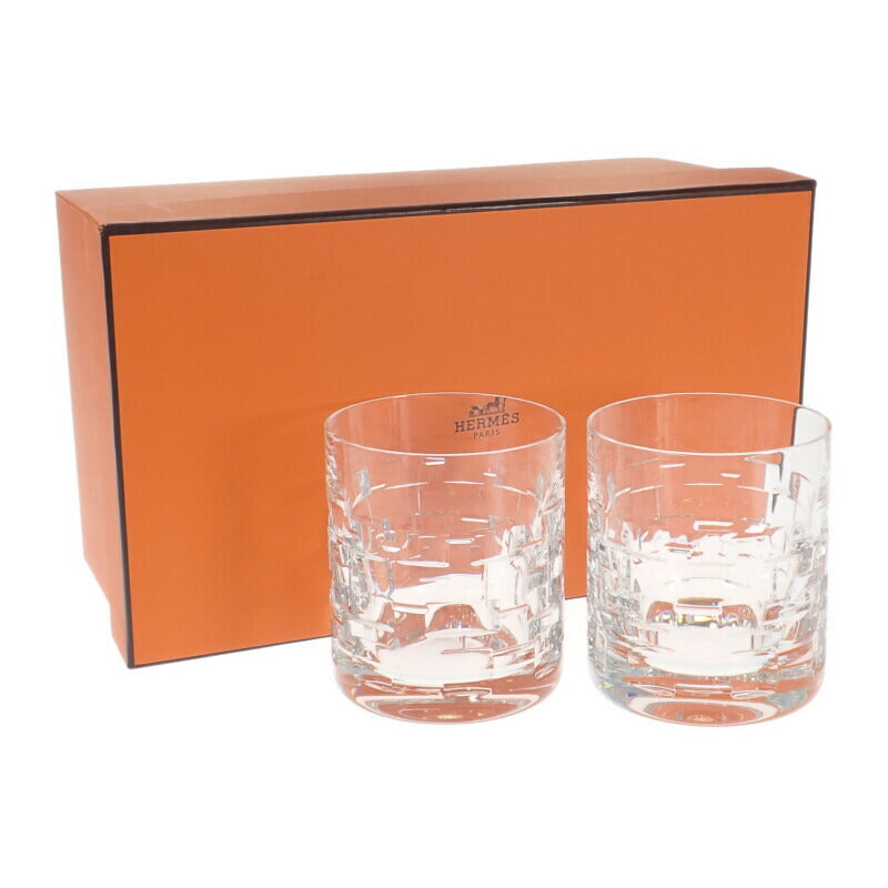 中古】エルメス HERMES ゴブレット アダージュPM ペア 2個セット