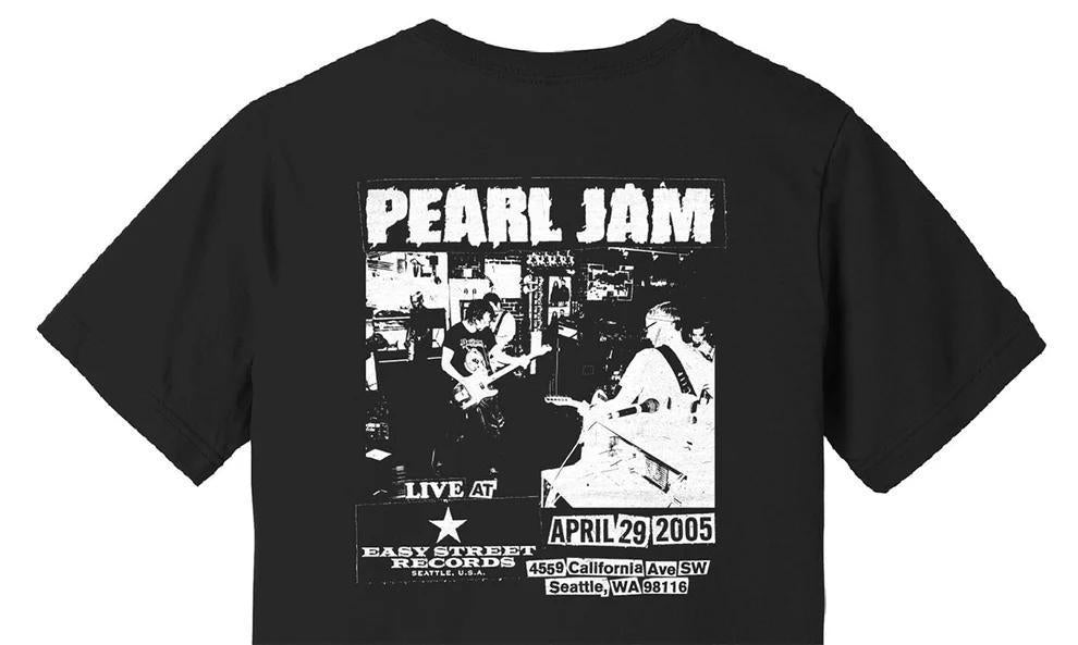 Pearl Jam Live at Easy Street RSD T Shirt | Ten Club LLC
