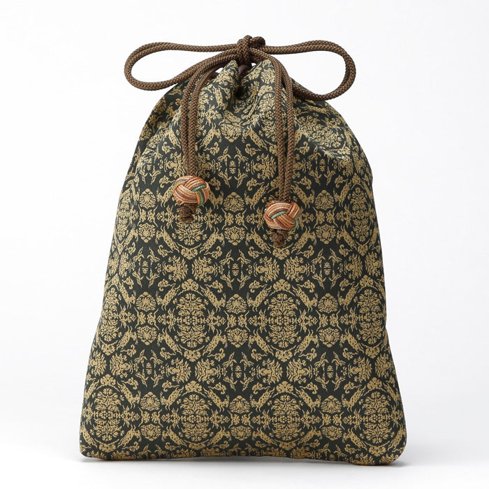 信玄袋 山羊花卉文錦 – 龍村美術織物公式オンラインショップ