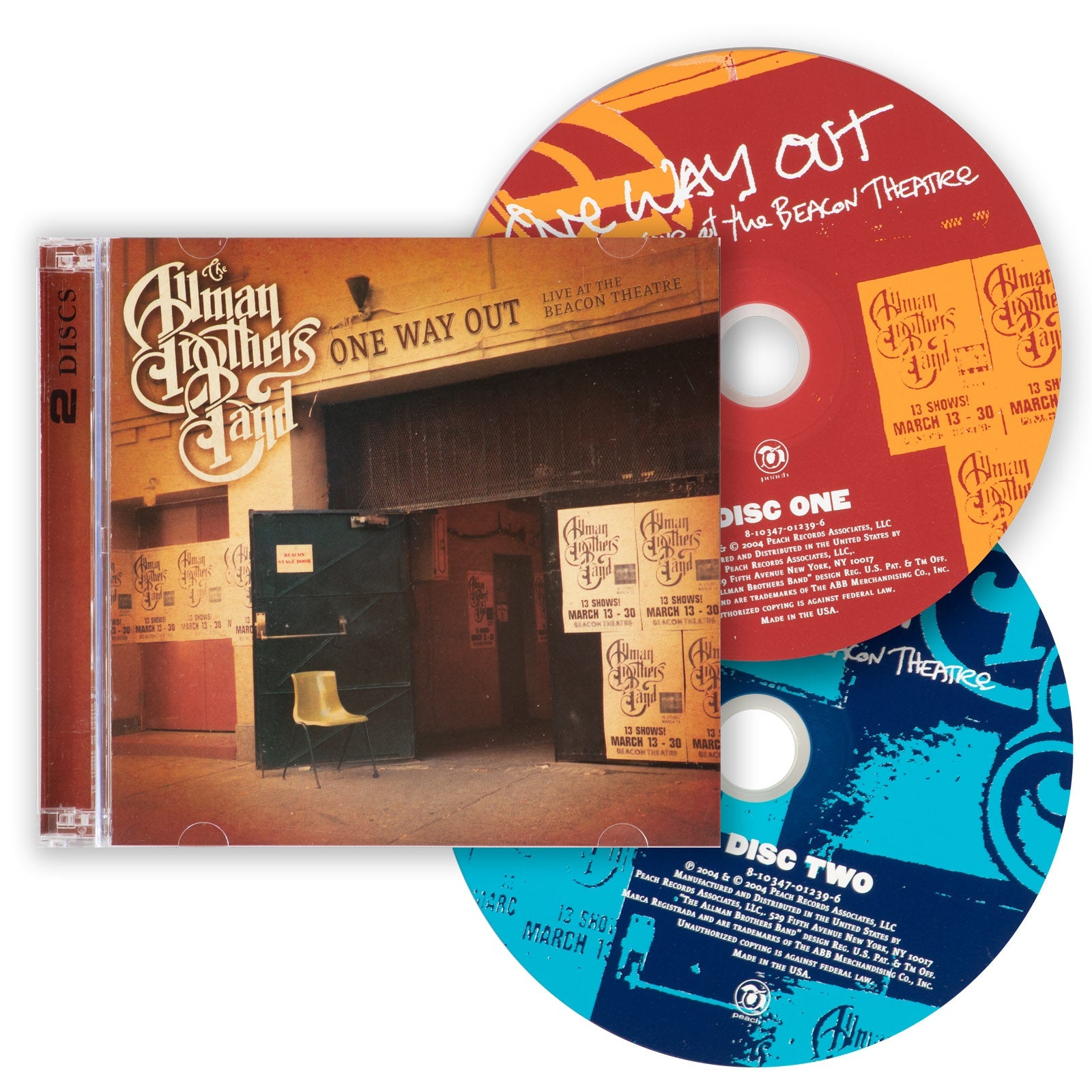 Allman Brothers Band - One Way Out: Live at the Beacon Theatre. CD. 20