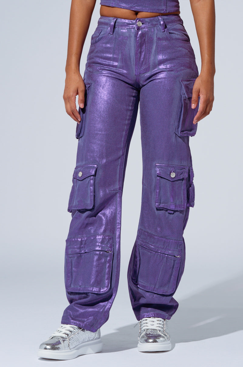 THE POWER OF LOVE DENIM CARGO PANT – AKIRA