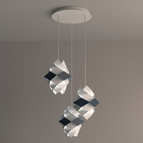 H・F Series 3灯 × MULTI-PORT CANOPYセット ホワイト/グレー Φ320mm