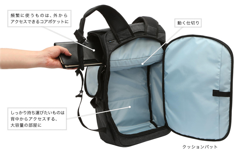 目指せ！普段使いできるリュック！かわるビジネスリュックminiの