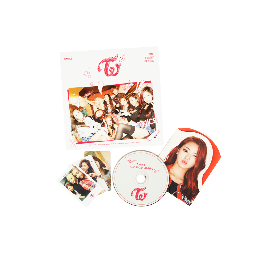 TWICE the story begins 直筆 サイン入り CD アルバム TWICE - The