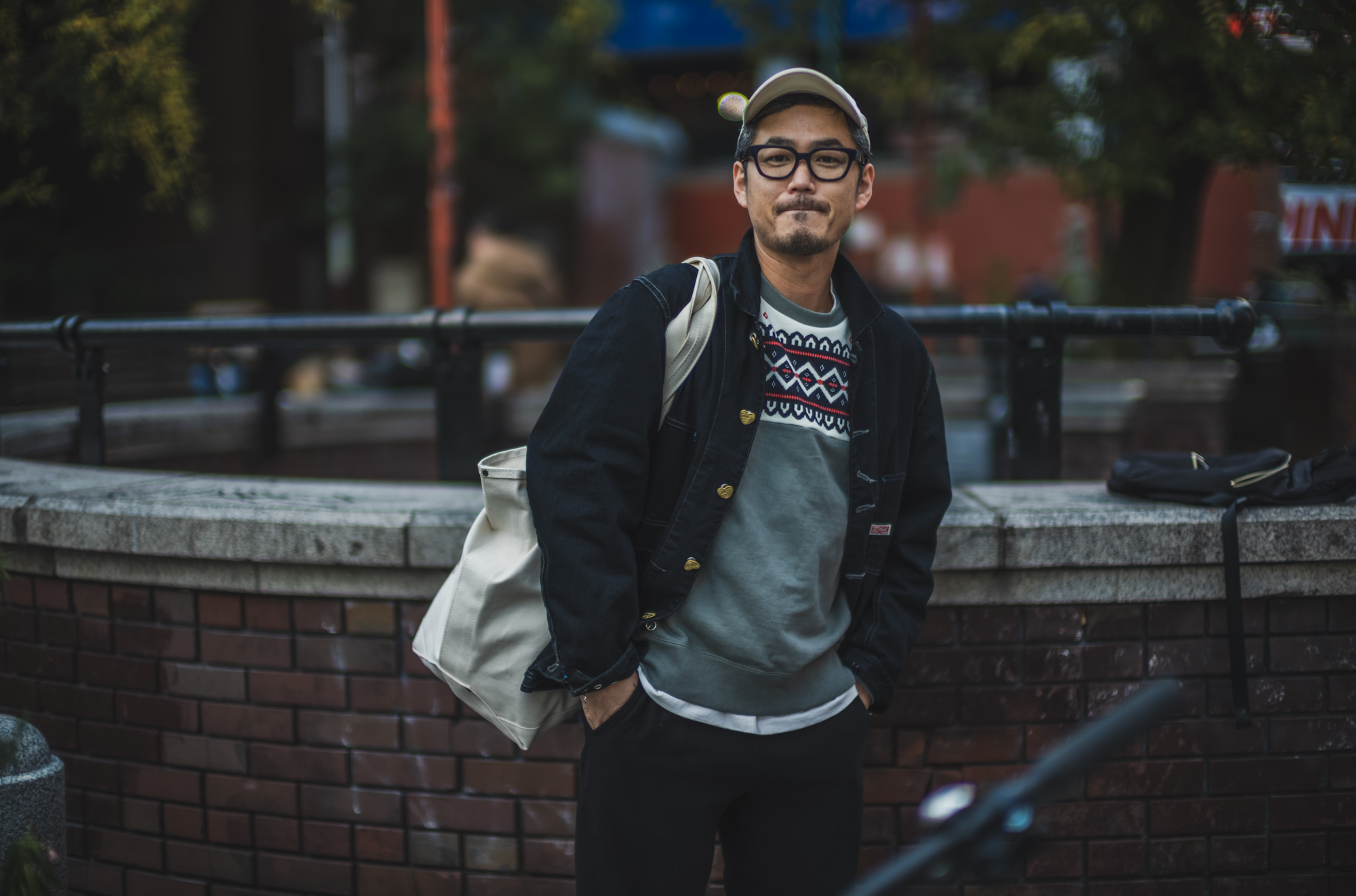 発売開始 Snow Pattern Crew Neck Sweatshirt | TCB jeans