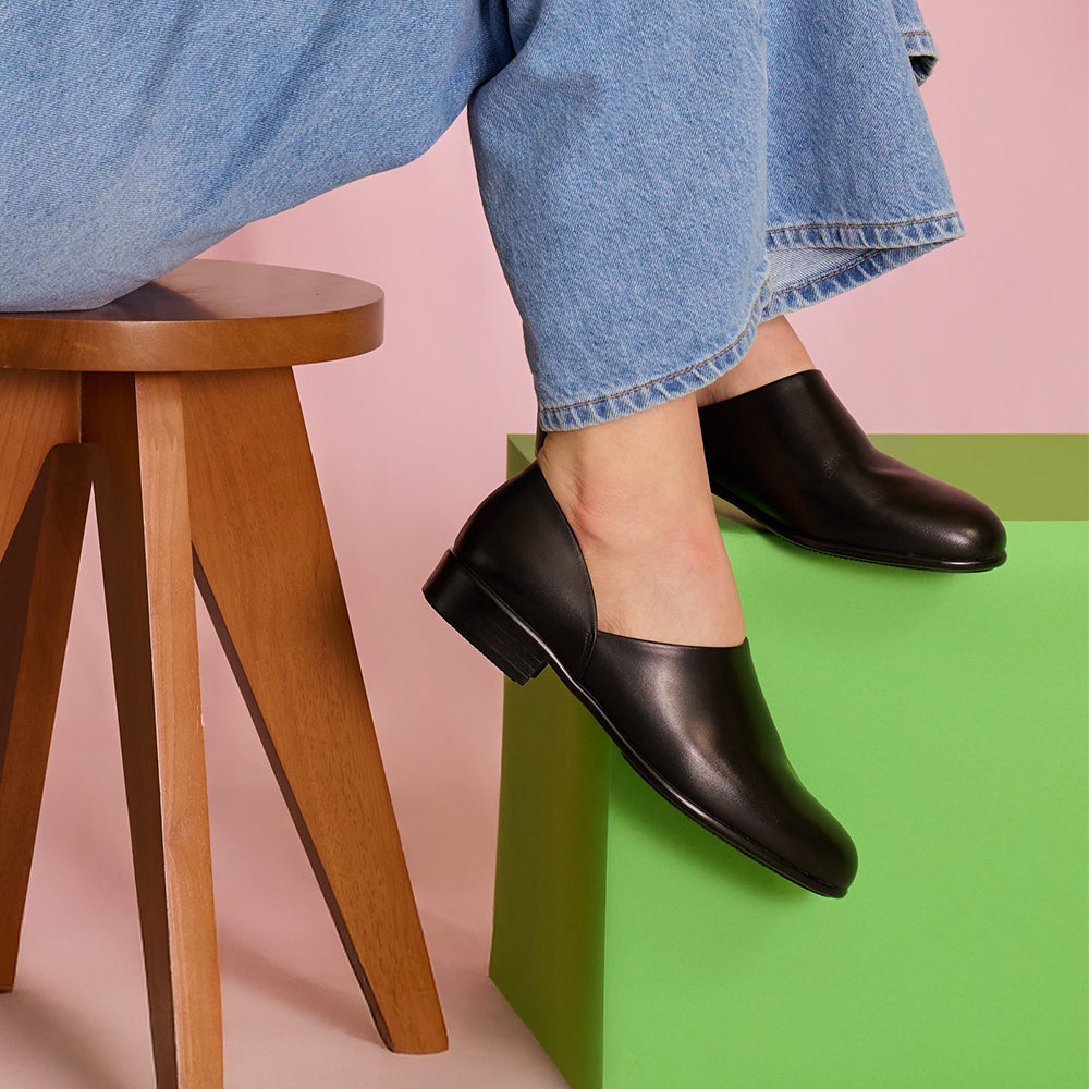 ハルタ＞ ウィメンズ スポックシューズ スコッチガードスムース素材