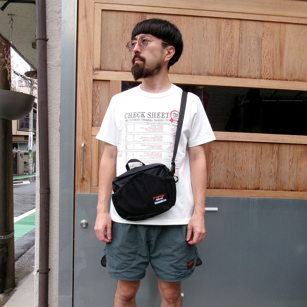 NANGA x tempra AURORA TEX SHOULDER BAG ナンガ×テンプラ オーロラ