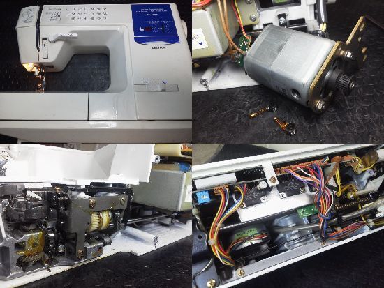 HZL-7800｜JUKIミシン修理例（通電するが動かない） | tetettaミシン