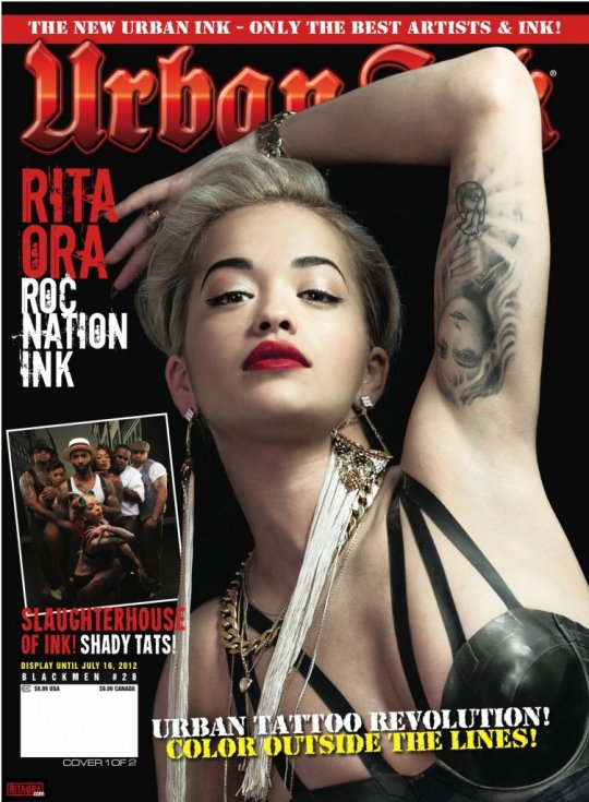 Rita Ora And Slaughter House Covers Urban Ink Magaziine October