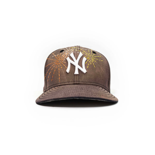 Sunfaded Fireword Yankee Fitted – The School Of Levin