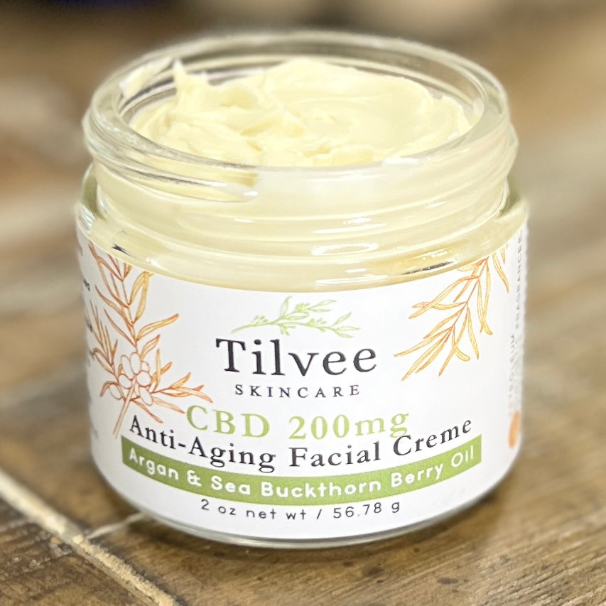 CBD Hemp Anti-Aging Facial Creme – Tilvee Skincare